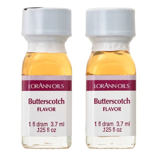12 Packs: 2 ct. (24 total) LorAnn Butterscotch Flavoring, 1/8oz.